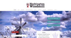 Desktop Screenshot of heckingtonwindmill.org.uk