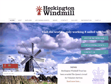 Tablet Screenshot of heckingtonwindmill.org.uk